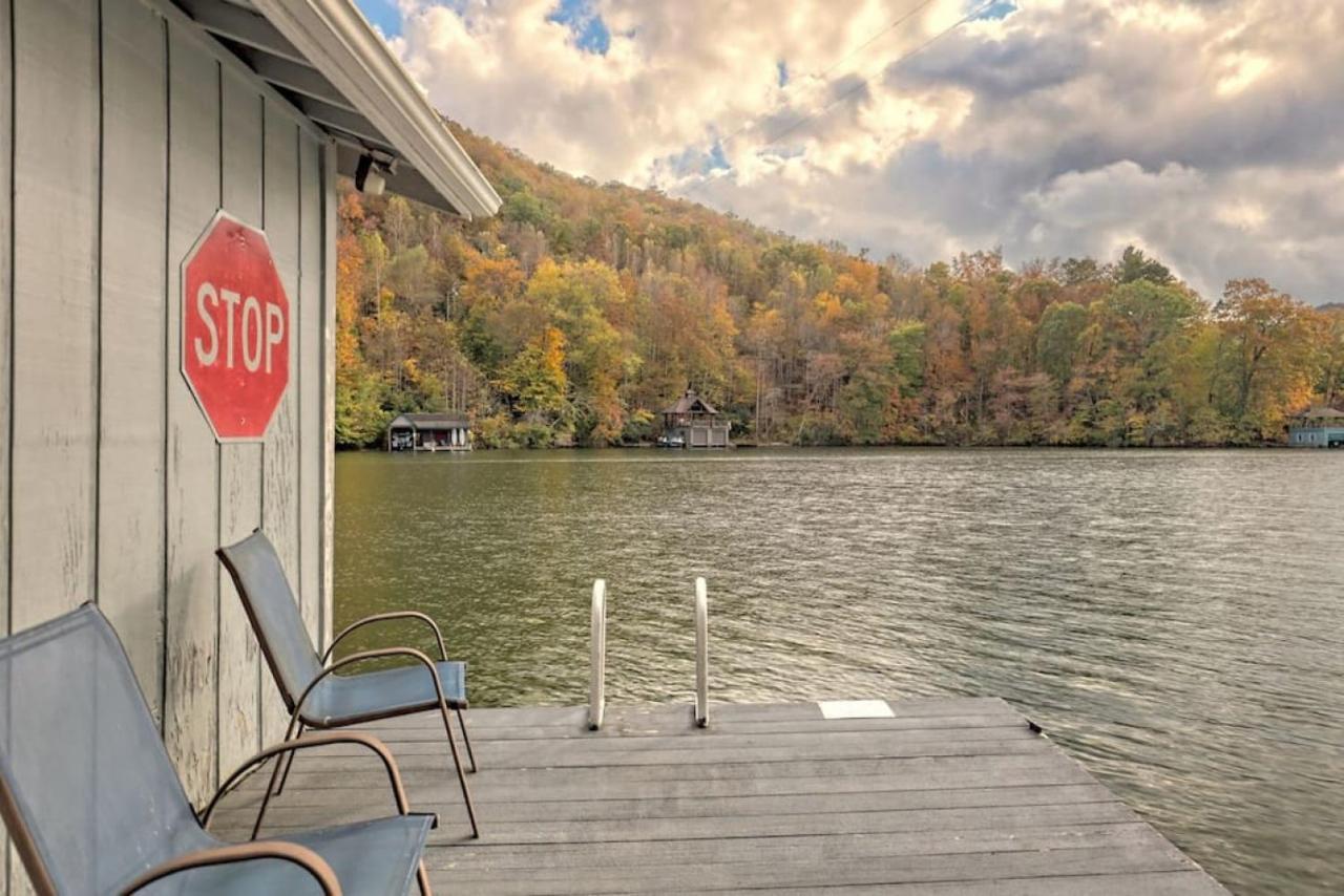 Hannahs Perch On Lake Burton With Private Top Patio And Bottom Dock Clayton Exterior foto